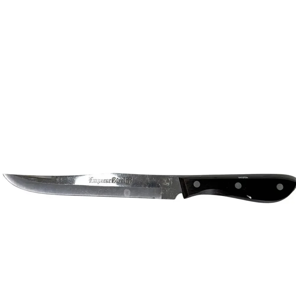 Emperor Steel 8” Knife Full Tang Wood‎ Handle Slicer Carving Kitchen Household